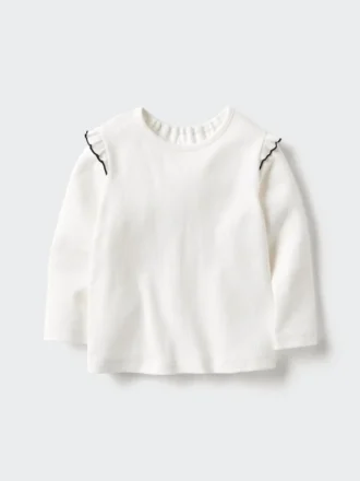 Baby Baby Frilled T-Shirt | Long Sleeve