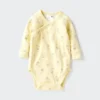 Baby Baby Long Sleeve Bodysuit | Printed | Open Front