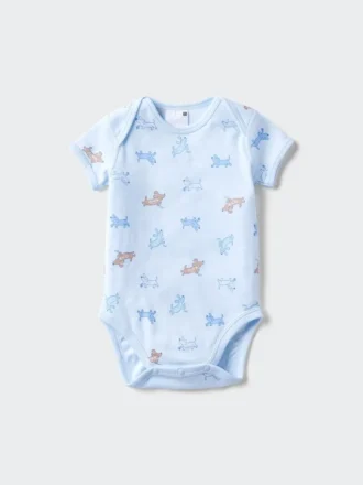 Baby Baby Short Sleeve Bodysuit | Printed