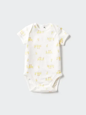 Baby Baby Short Sleeve Bodysuit | Printed