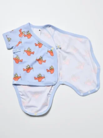 Baby Baby the Picture Book Collection Bodysuit Short Sleeve | Open Front | Miffy
