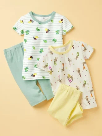 Baby Baby the Picture Book Collection Dry Pajamas | Short Sleeve
