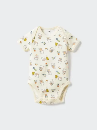Baby Baby the Picture Book Collection Short Sleeve Bodysuit | Koguma-Chan