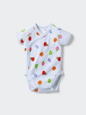 Baby Baby the Picture Book Collection Short Sleeve Bodysuit | Open Front | Caterpillar