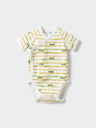 Baby Baby the Picture Book Collection Short Sleeve Bodysuit | Open Front | Caterpillar