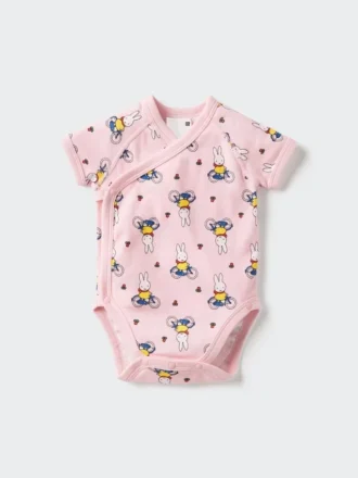 Baby Baby the Picture Book Collection Short Sleeve Bodysuit | Open Front | Miffy