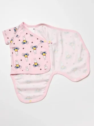 Baby Baby the Picture Book Collection Short Sleeve Bodysuit | Open Front | Miffy