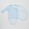 Baby Joy of Print Long-Sleeve Bodysuit (Open Front)