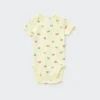Baby Joy of Print Short-Sleeve Bodysuit (Tractor)