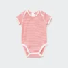 Baby Short-Sleeve Bodysuit (Striped)