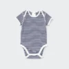 Baby Short-Sleeve Bodysuit (Striped)