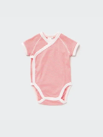 Baby Short-Sleeve Bodysuit (Striped)