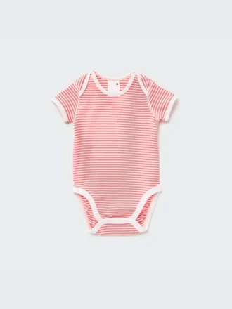 Baby Short-Sleeve Bodysuit (Striped)