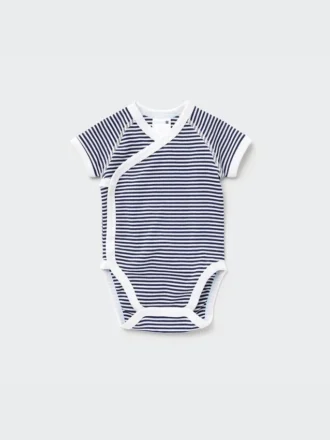 Baby Short-Sleeve Bodysuit (Striped)