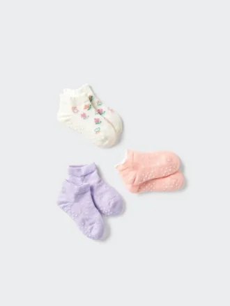 Baby Short Socks | 3 Pairs