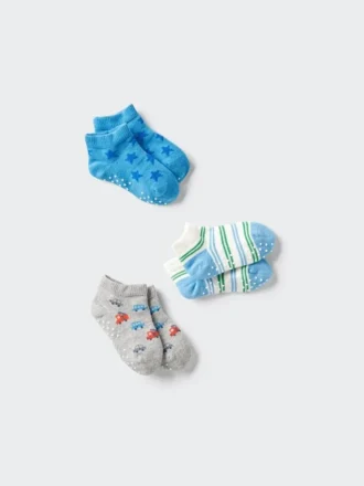 Baby Short Socks | 3 Pairs