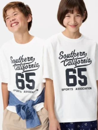 Kids Airism Cotton Graphic T-Shirt
