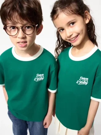 Kids Airism Cotton Graphic T-Shirt