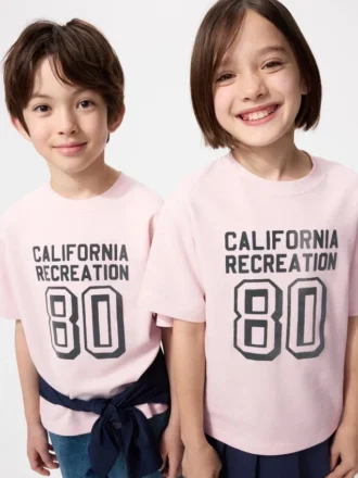 Kids Airism Cotton Graphic T-Shirt