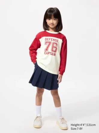 Kids Airism Cotton Long Sleeve T-Shirt | Graphic