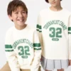 Kids Airism Cotton T-Shirt | Long Sleeve | Graphic