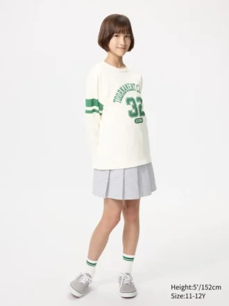 Kids Airism Cotton T-Shirt | Long Sleeve | Graphic