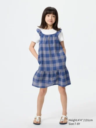 Kids Camisole Dress | Checked