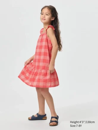 Kids Camisole Dress | Checked