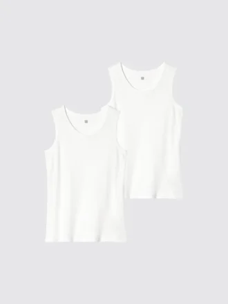 Kids Cotton Inner Tank Top | 2 Pack