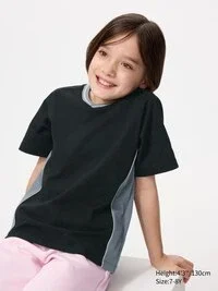 Kids Dry-Ex V-Neck T-Shirt | Bicolor