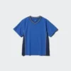 Kids Dry-Ex V-Neck T-Shirt | Bicolor