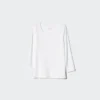 Kids Heattech Scoop Neck T-Shirt