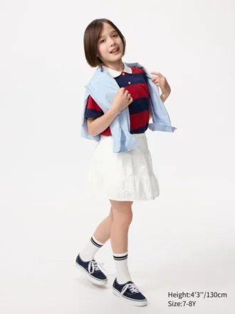 Kids Jersey Mini Skort | Embroidery