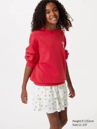Kids Jersey Mini Skort | Flower
