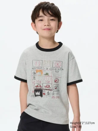 Kids Ny Pop Art Ut Graphic T-Shirt | Basquiat
