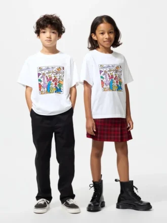 Kids Ny Pop Art Ut Graphic T-Shirt | Keith Haring