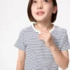 Kids Ribbed T-Shirt | Striped