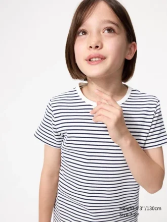 Kids Ribbed T-Shirt | Striped