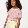 Kids Ribbed T-Shirt | Striped
