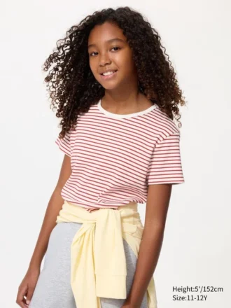 Kids Ribbed T-Shirt | Striped