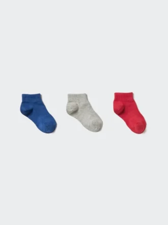 Kids Short Socks | 3 Pairs