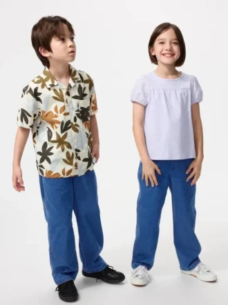 Kids Stretch Easy Pants | Denim