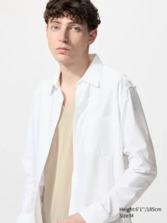 Men’s Airism Anti-Odor Mesh T-Shirt | V-Neck