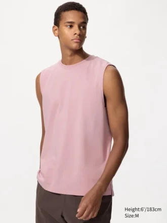 Men’s Airism Cotton T-Shirt | Sleeveless