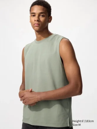 Men’s Airism Cotton T-Shirt | Sleeveless
