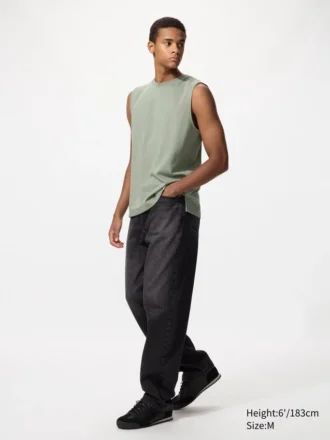 Men’s Airism Cotton T-Shirt | Sleeveless