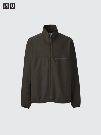 Men’s Brushed Jersey Zip-Up Blouson
