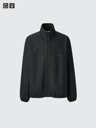 Men’s Brushed Jersey Zip-Up Blouson