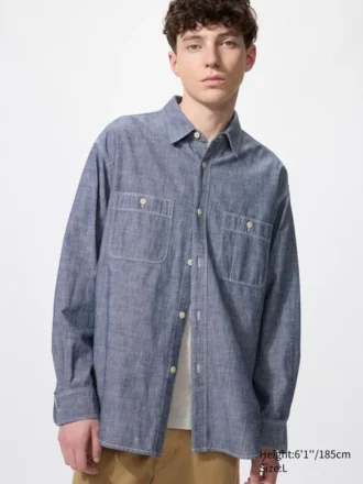 Men’s Chambray Overshirt
