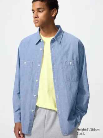 Men’s Chambray Overshirt